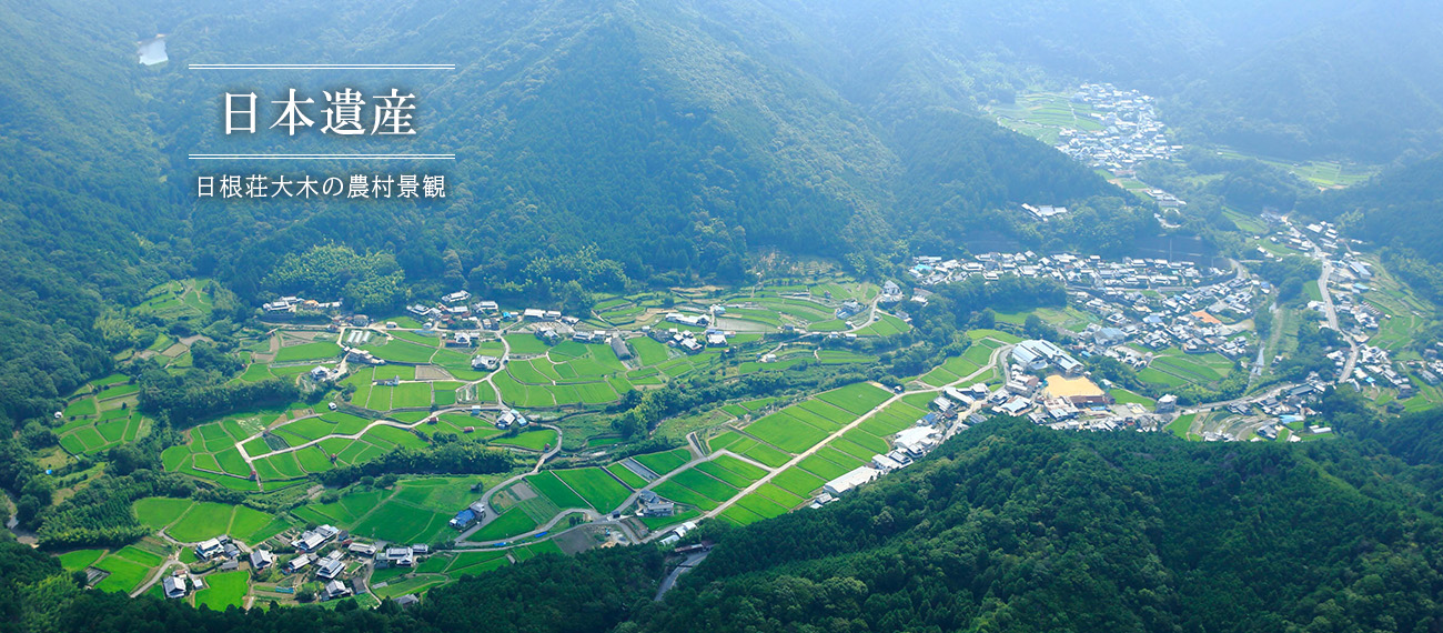 日本遺産 日根荘大木の農村の景観画像